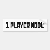 Single/One Player-modus Bumpersticker (Voorkant)
