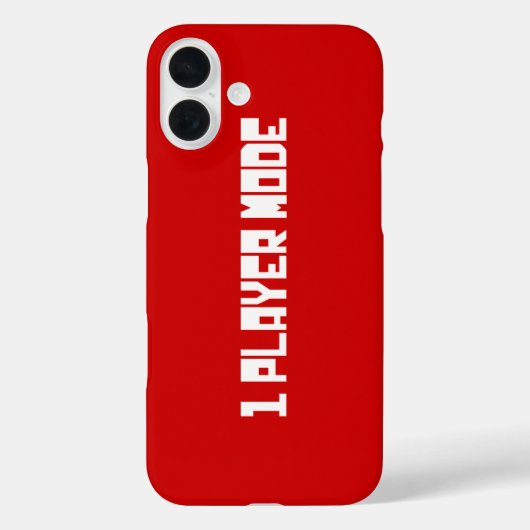 Single/One Player-modus Case-Mate iPhone Case (Achterkant)