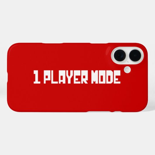 Single/One Player-modus Case-Mate iPhone Case (Achterkant (horizontaal))