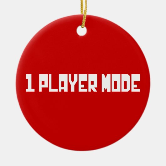 Single/One Player-modus Keramisch Ornament (Voorkant)