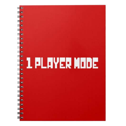 Single/One Player-modus Notitieboek (Voorkant)