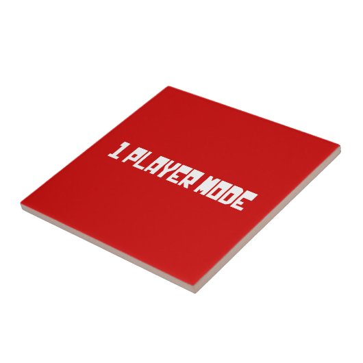 Single/One Player-modus Tegeltje (Zijkant)