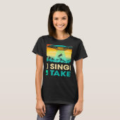 Single Or Taken  Alien UFO Valentine's Day Men Wom T-shirt (Voorkant volledig)