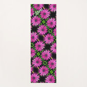 Single Paars African Daisy Flower Personated Yogamat (Voorkant)