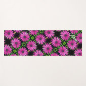 Single Paars African Daisy Flower Personated Yogamat (Voorkant (horizontaal))