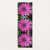 Single Paars African Daisy Flower Personated Yogamat (Voorkant)