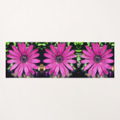 Single Paars African Daisy Flower Personated Yogamat (Voorkant (horizontaal))