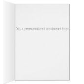 Single Paars Iris Flower Art Hartelijk dank (Binnen (Rechts))