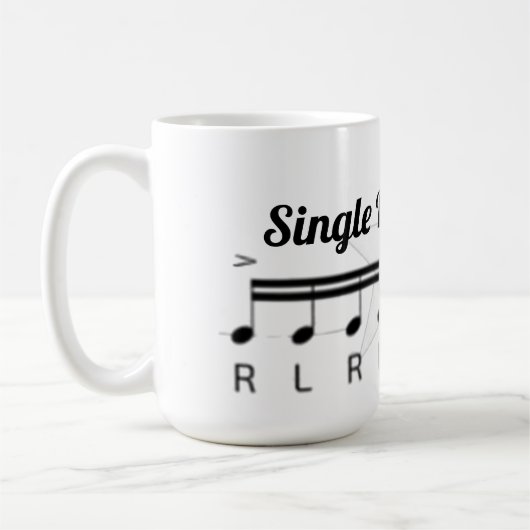 single paradiddle koffiemok (Links)
