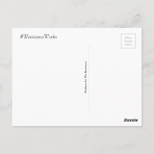 Single Payer Medicare voor alle ziektekostenverzek Briefkaart (Achterkant)