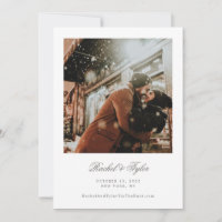 Single Photo Classic Script De datum opslaan