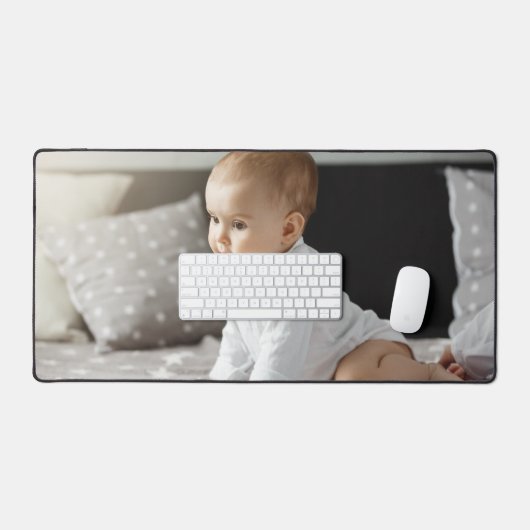 Single Photo Custom Gift Bureaumat (Keyboard & Muis)