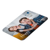 Single Photo Happy Vaderdag Magneet (Linkerzijde)