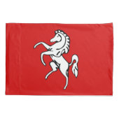 Single Pillowcase with flag of Kent, England Kussensloop (Achterkant)