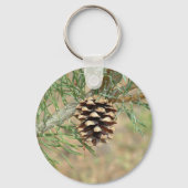 Single Pine Cone Sleutelhanger (Voorkant)