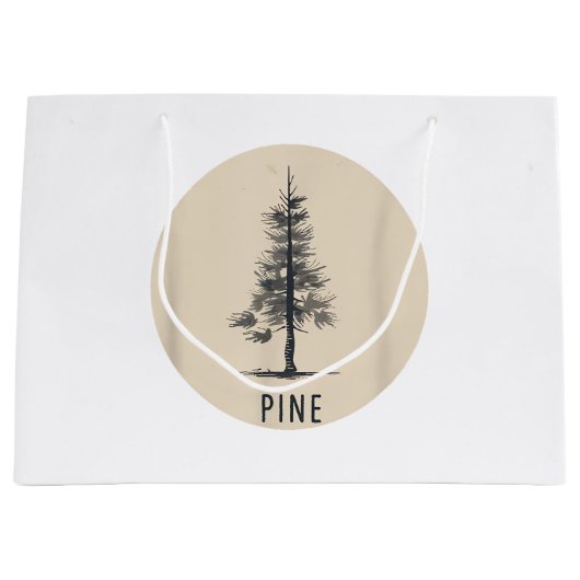 Single Pine Tree Outfit Groot Cadeauzakje (Voorkant)
