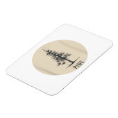 Single Pine Tree Outfit Magneet (Linkerzijde)