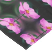 Single Pink Cosmos Flower Abstract Pattern Tafelkleed (Gekanteld)