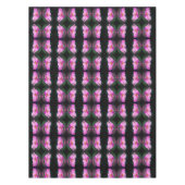Single Pink Cosmos Flower Abstract Pattern Tafelkleed (Voorkant)