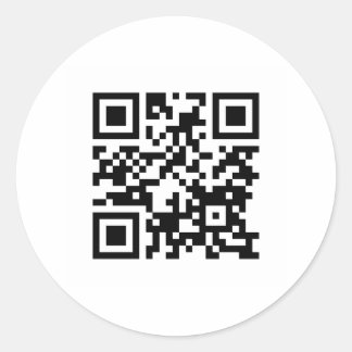 Single Property Website QR-CODE Ronde Sticker