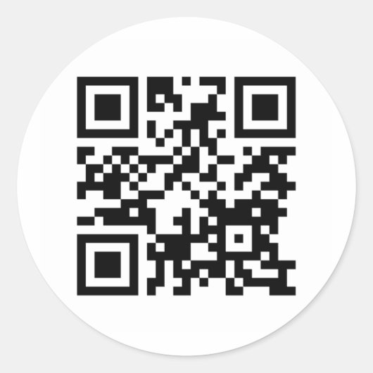 Single Property Website QR CODE Sticker (Voorkant)