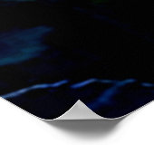 Single Red Bloom Focus Design Poster (Hoek)