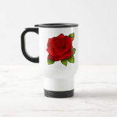 Single Red Rose Art Reisbeker (Links)