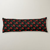 Single Red Rose Body Pillow Lichaamskussen (Achterkant)