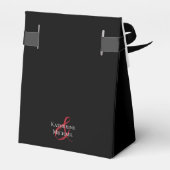 Single Red Rose-Wedding Bedankt Bedankdoosjes (Achterkant)