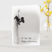 Single Roos Jubileum Kaart (Gele Bloem)