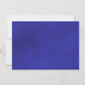 Single Royal Blue Roos Trouwkalender & Foto Save The Date (Achterkant)