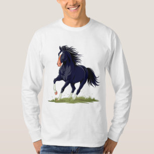 SINGLE RUNNING BLACK HOUSE T-SHIRT