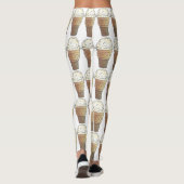 Single Scoop Vanilla Ice Cone Cones Foodie Leggings (Achterkant)