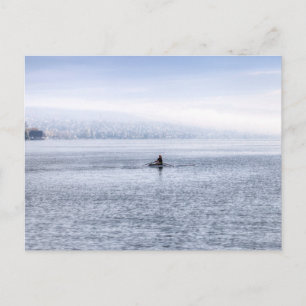 Single Scull Lake Zurich Briefkaart