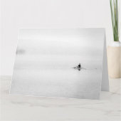 Single Scull Minimalisme Kaart (Voorkant)