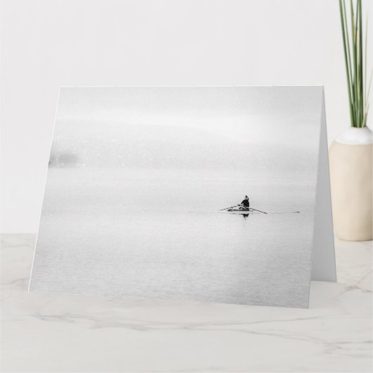 Single Scull Minimalisme Kaart (Voorkant)