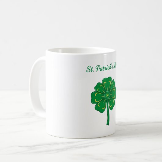 Single Shamrock Koffiemok (Voorkant links)