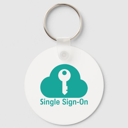 Single Sign-On Cloud Key Security Sleutelhanger (Achterkant)