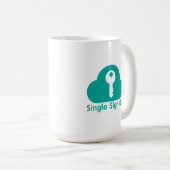 Single Sign-On Cloud Sleutelbeveiliging Koffiemok (Voorkant rechts)