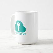 Single Sign-On Cloud Sleutelbeveiliging Koffiemok (Voorkant links)
