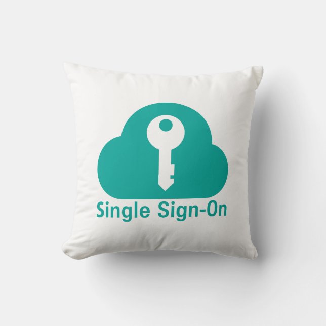 Single Sign-On Cloud Sleutelbeveiliging Kussen (Voorkant)
