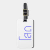 Single SOHT in het script voor Thai Language Bagagelabel (Voorkant verticaal)