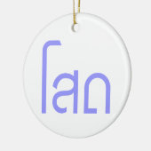 Single SOHT in het script voor Thai Language Keramisch Ornament (Links)