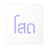 Single SOHT in het script voor Thai Language Notitieblok (Voorkant)