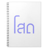 Single SOHT in het script voor Thai Language Notitieboek (Voorkant)