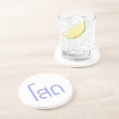 Single SOHT in het script voor Thai Language Zandsteen Onderzetter (Zijkant)