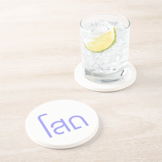 Single SOHT in het script voor Thai Language Zandsteen Onderzetter (Zijkant)