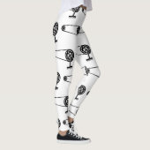 Single Speed Fixie Bike patroon Leggings (Rechts)