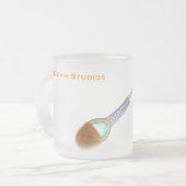 Single Sperm Cell Matglas Koffiemok (Voorkant links)