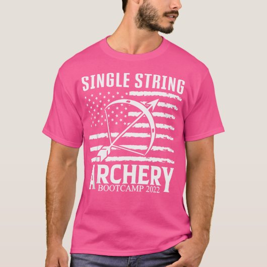 Single String Archery Bootcamp 2022 T-shirt (Voorkant)